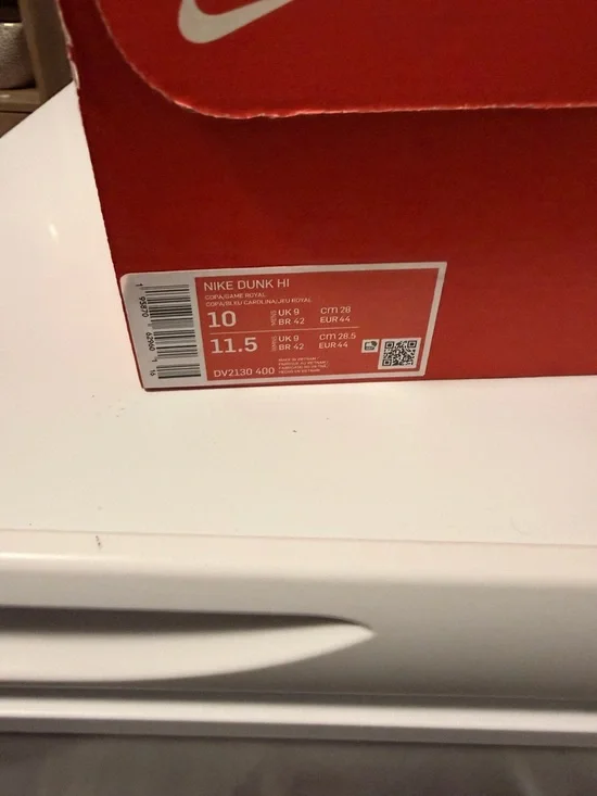 Nike Dunk High Size 10 Men & 11.5 Women - Picture 4 of 4